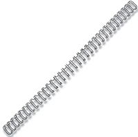Spiralrygge GBC, A4 wire metal 6,3mm. 250stk/ks. - sort